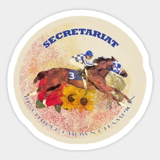 Secretariat - 1973 Triple Crown Champion Sticker